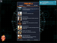 Tablet Screenshot of melonradio.com